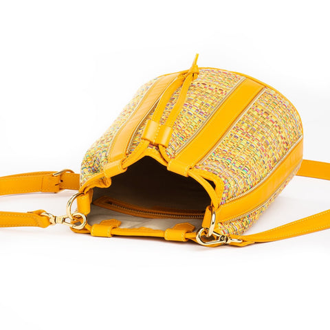 BUCKET BAG MALU YELLOW VIES SILK